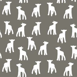 Lamb Silhouette in Greige
