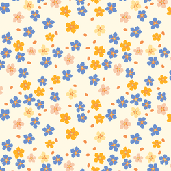Scattered Petals in Feathered