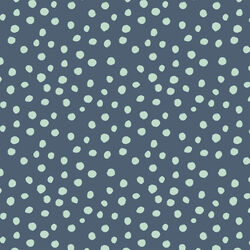 Small Modern Polka Dot in Pacific Blue