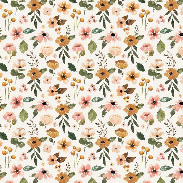 Garden Florals in Cream
