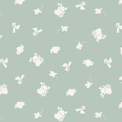 Flower Shadows in Soft Aloe