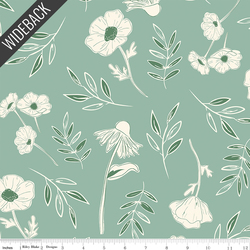 Boho Floral Wideback in Pistachio