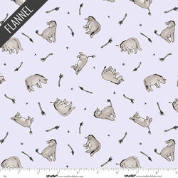 Donkeys Flannel in Light Purple