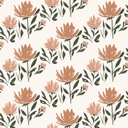 Rising Blooms in Ivory