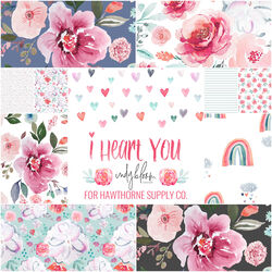 I Heart You Fat Quarter Bundle