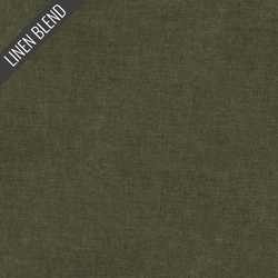 Yarn Dyed Linen Blend in Olive