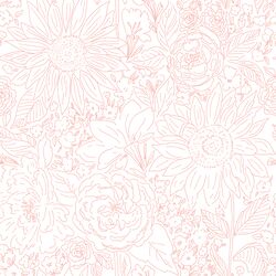 Paperie in Winter Rose on White