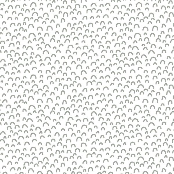 Doodle in Sage on White