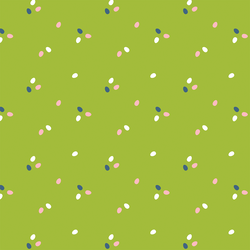 Polka Dot Eggs in Grassy