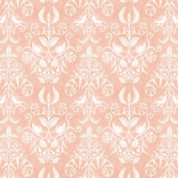 Filgree Damask in Dogwood Pink