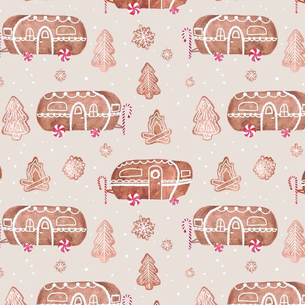 Gingerbread Campers in Oatmeal