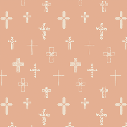 Easter Cross in Peachy