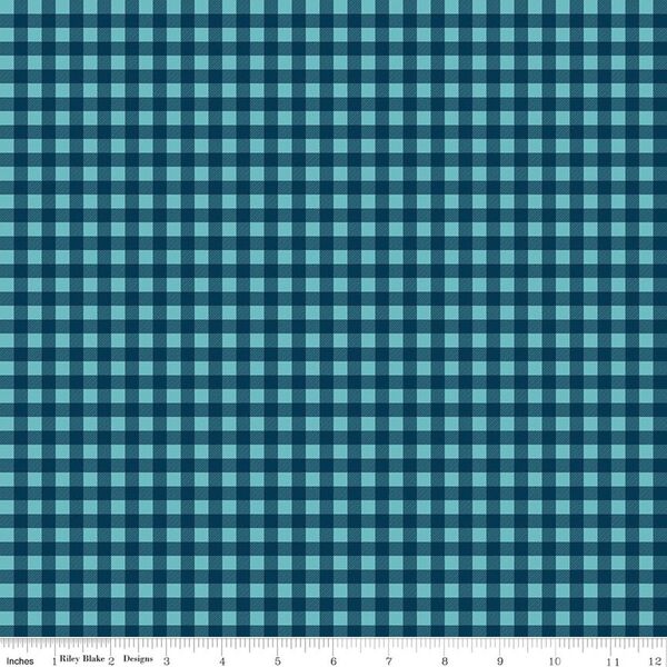 Plaid in Navy