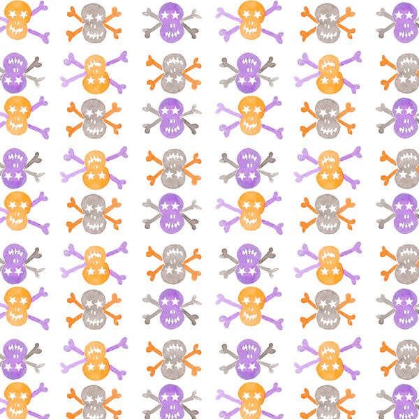 Skulls in Halloween