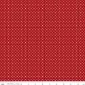 Swiss Dot in Barn Red