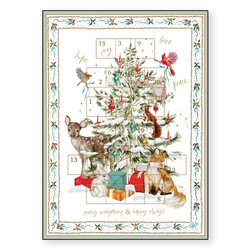 Advent Panel in Woodland Holiday