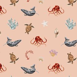 Ocean Fauna in Coral