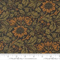 Flowering Scroll in Black