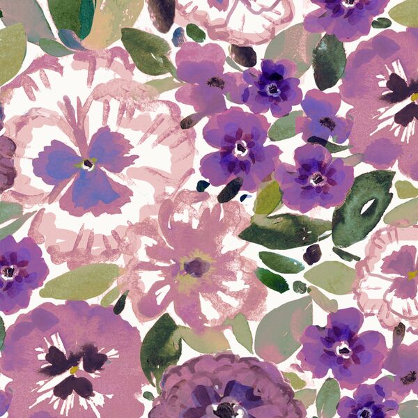 Large Pansy in Mulberry