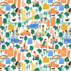 Cityscape Stroll in Summer