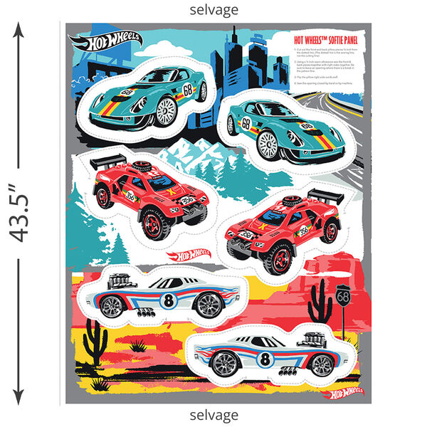 Hot Wheels Softie Panel