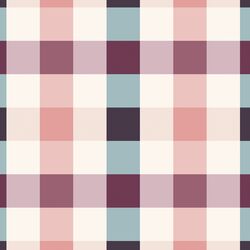 Large Frosty Gingham in Mulberry
