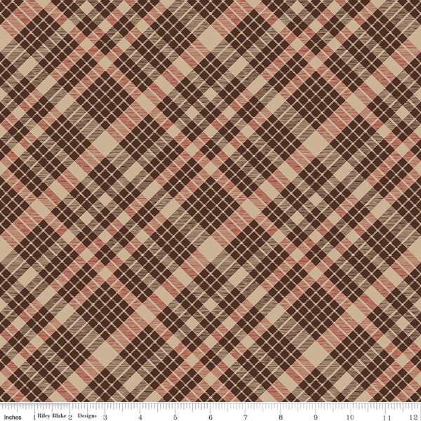 Plaid in Brown