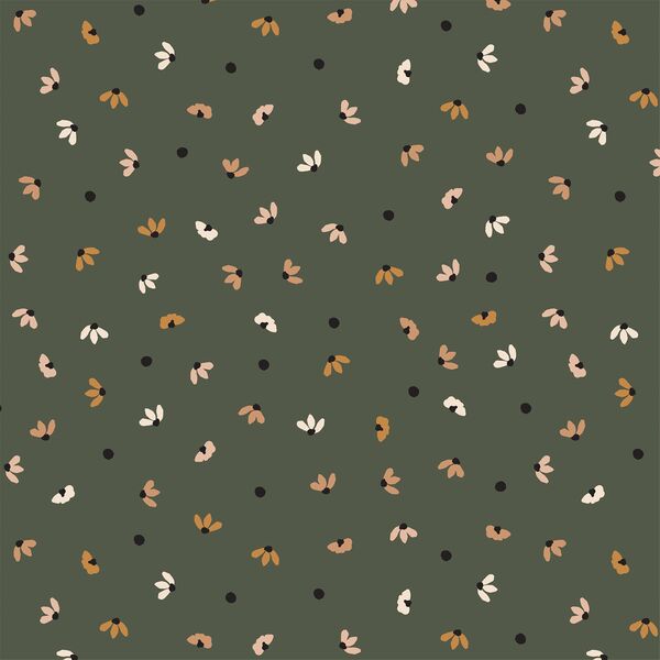 Petal Dot in Dark Fern