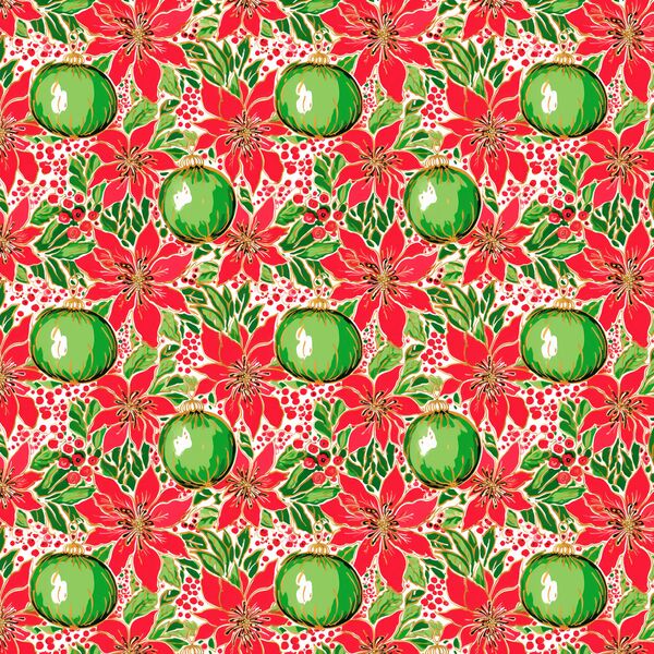 Little Merry Ornaments in Mistletoe