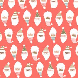 Happy Santas in Fruit Punch