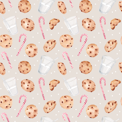 Milk and Cookies in Oatmeal