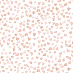 Little Simple Hearts in Blush