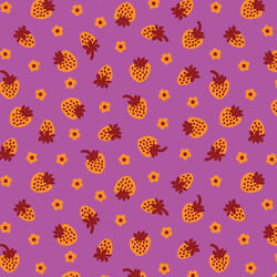 Strawberry Fraise in Purple