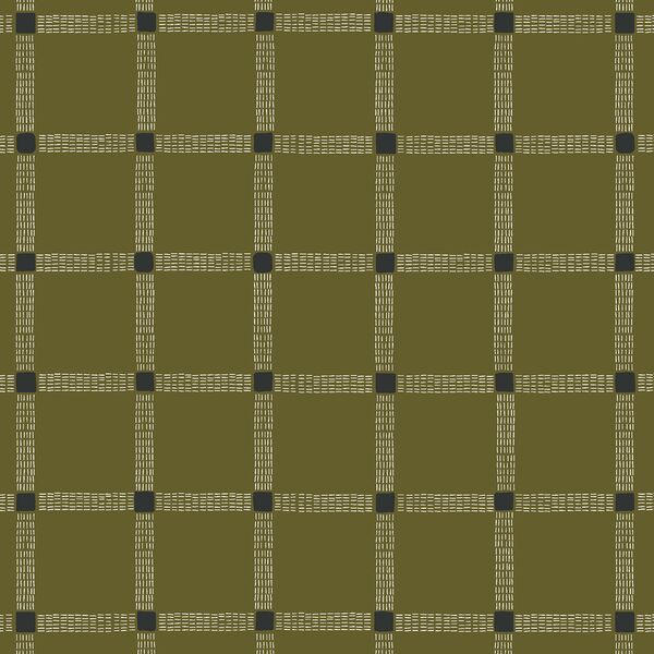 Plaid Basketweave in Cedar