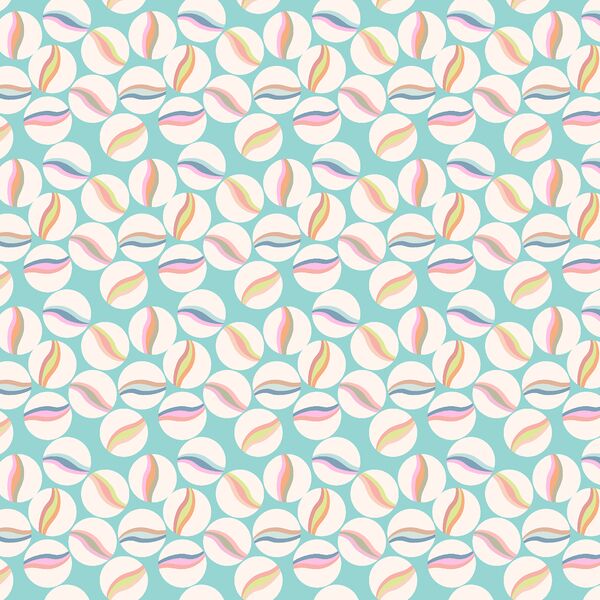 Marbles in Aqua