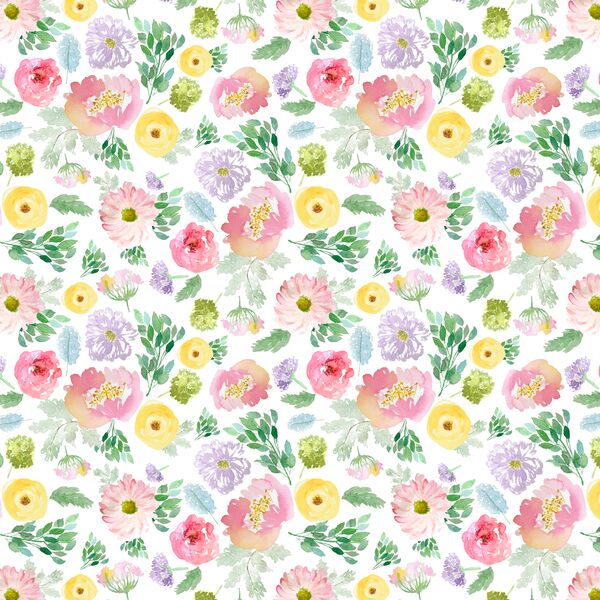 Little Spring Blooms in Garden Party