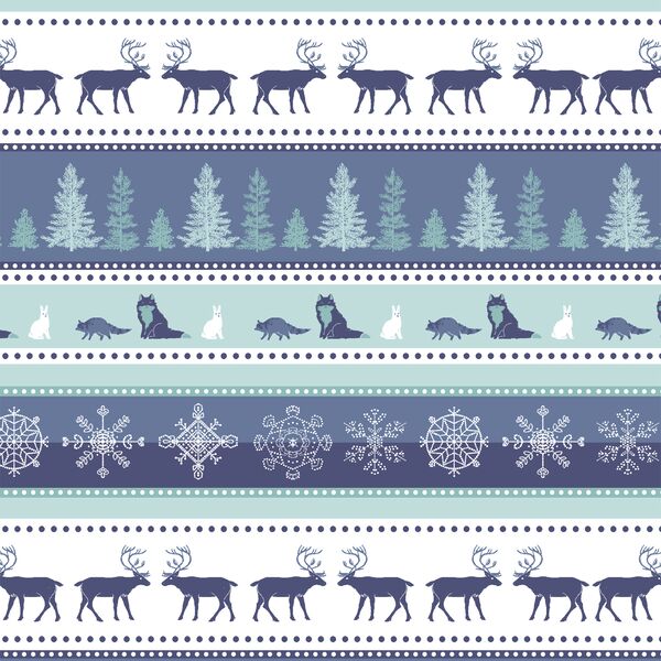 Caravan Stripe in Frost
