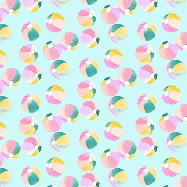 Beach Balls in Poolside