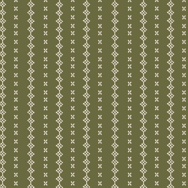 Stitching Stripe in Olive Green