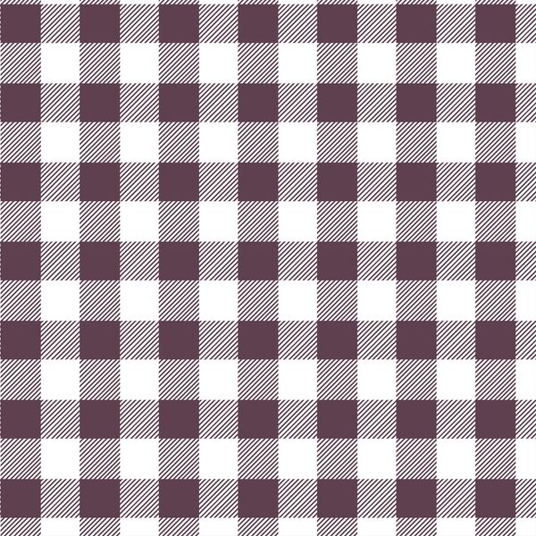 Medium Buffalo Plaid in Raisin