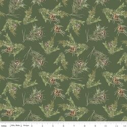 Pinecones in Green