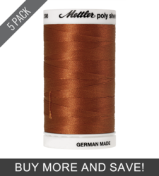 Nutmeg (2596-0932) - Poly Sheen - 875 Yards (5 Pack)