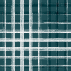Plaid in Teal