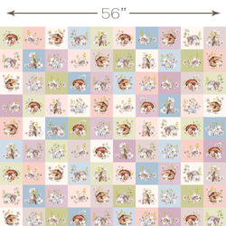 Slumbering in Spring Mosaic