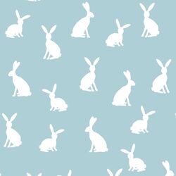 Cottontail Silhouette in Powder Blue