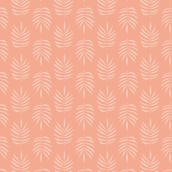 Leaf Silhouette in Lily Pink