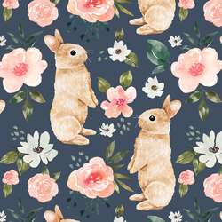 Bunny in Navy
