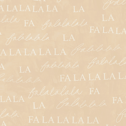 Falalala in Brushed Custard