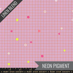 Power Grid Linen in Wisteria Neon