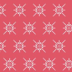 Snowflake Stitch in Passion